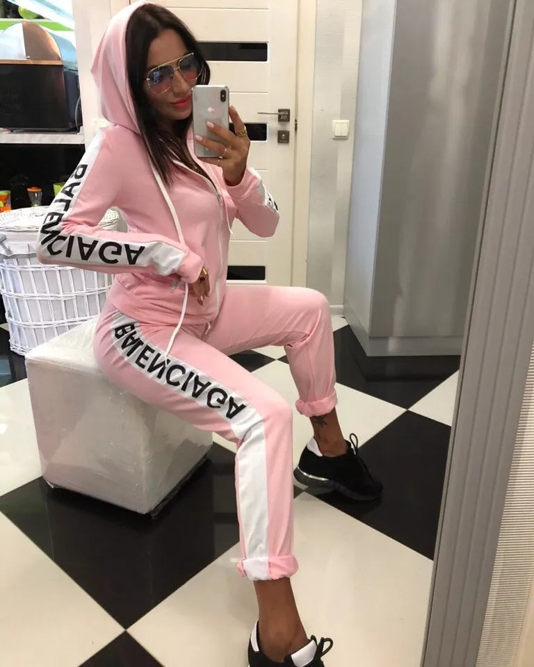 Women Casual Sportswear Jogging Suit