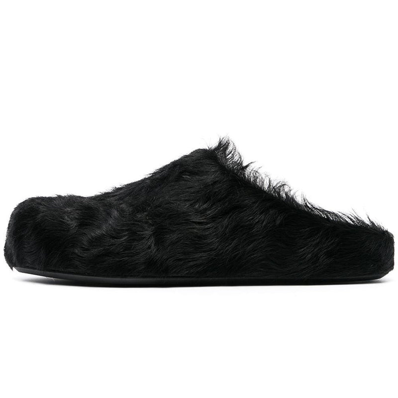 Italy new Moccasins Horsehair Flat Furry slides