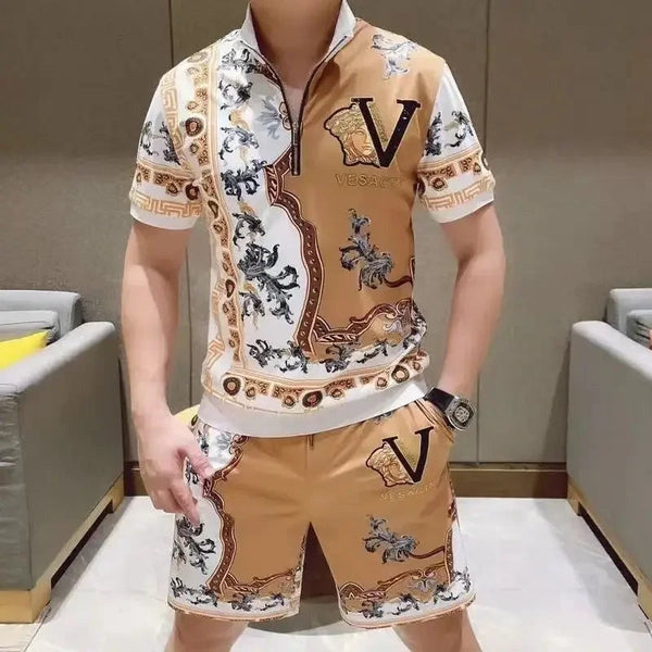 Luxury Celebrity Designer Men's Casual Short Set