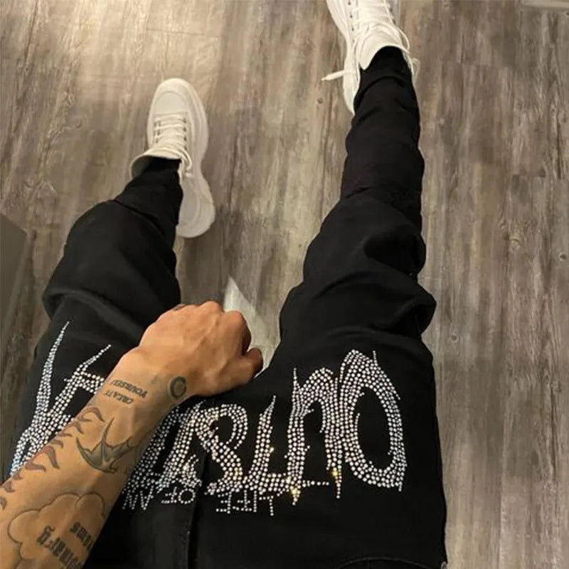 Hip Hop Street Fashion Jeans Cozy Skinny Design