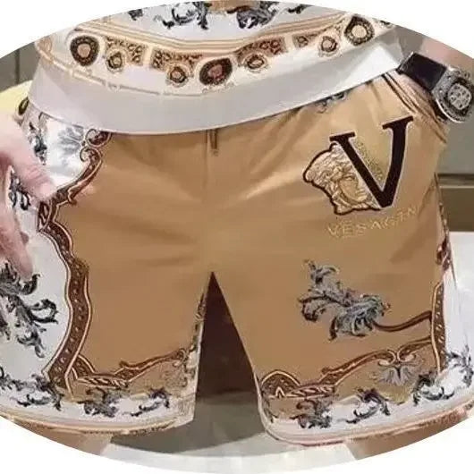 Luxury Celebrity Designer Men's Casual Short Set