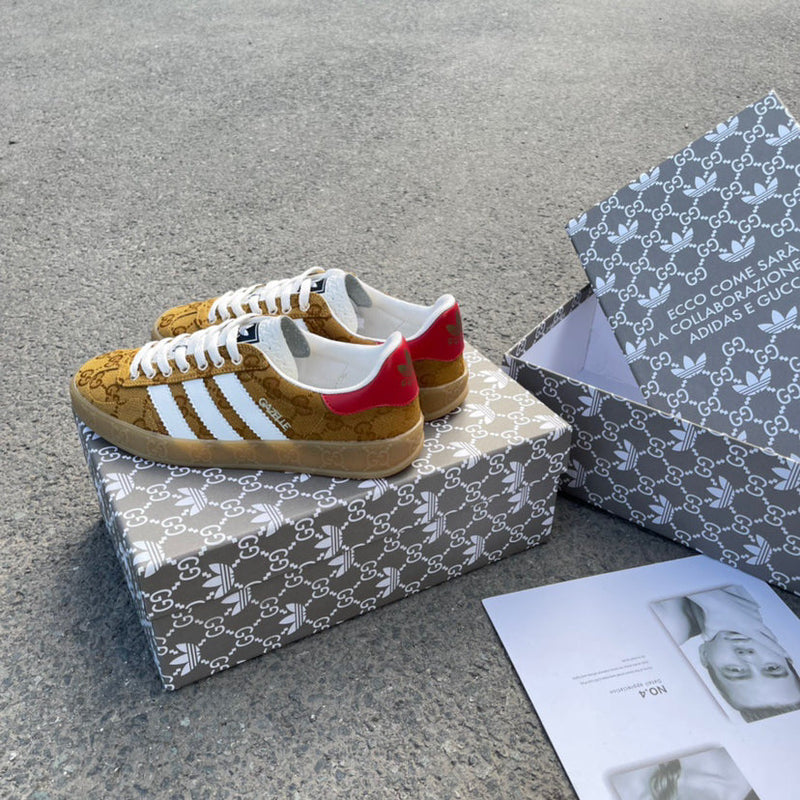 Hot Gazelles Low Cut Retro Collaboration Designer Sneakers