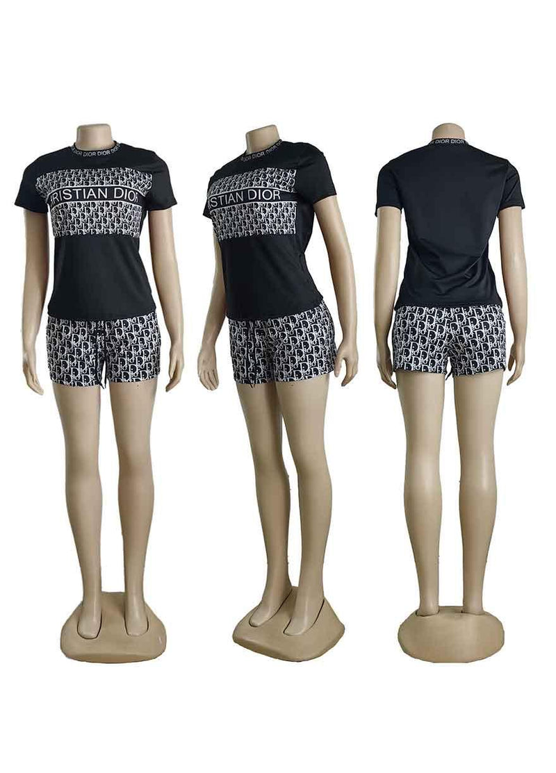 Elegant Casual High End Womens Fashion Short Set