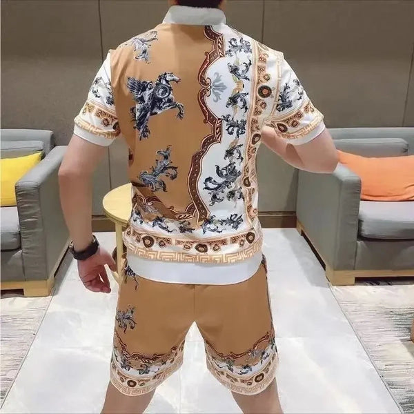 Luxury Celebrity Designer Men's Casual Short Set