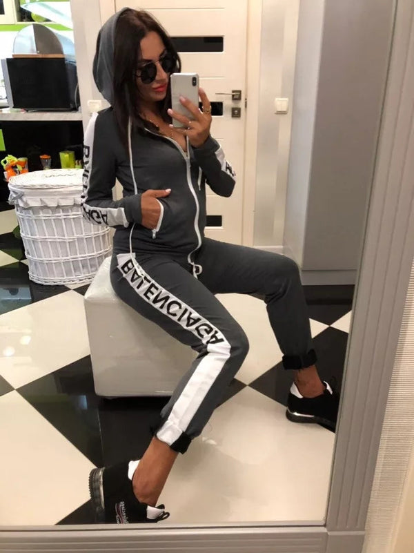 Women Casual Sportswear Jogging Suit