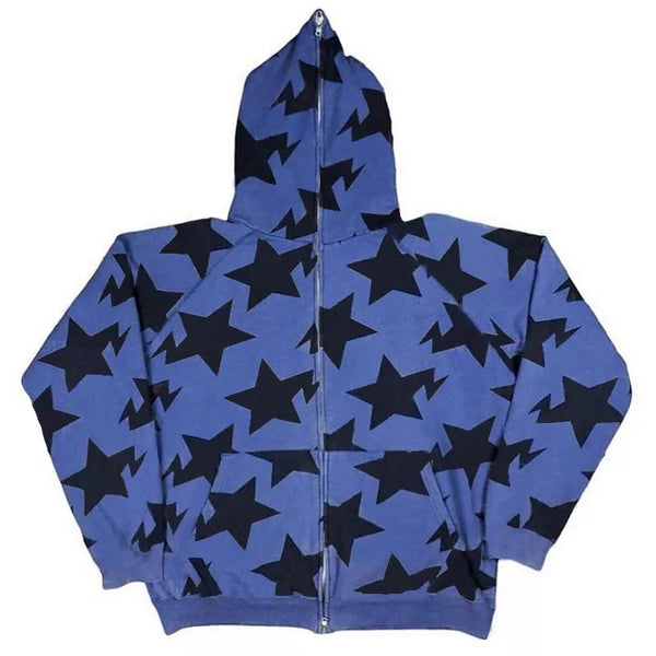 Hip Hop Fashion Stars Oversized Hoodie Sweatshirt