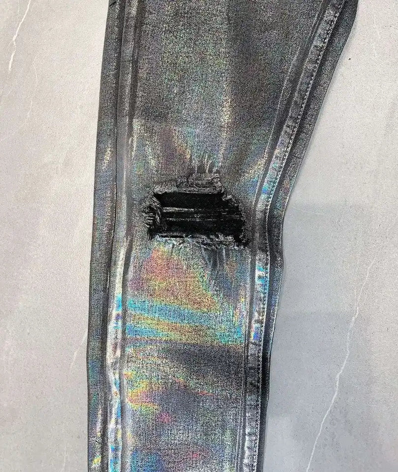 Unique Prestiges Purple Branded Jeans