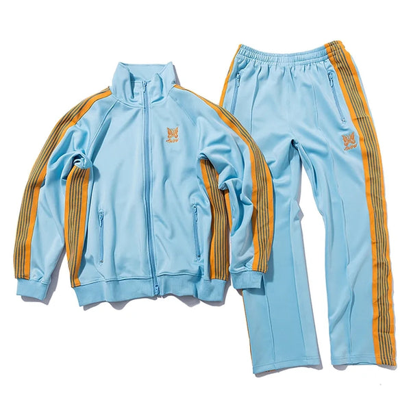 Popular Needles Unisex Butterfly Logo AWGE Fashion Tracksuit
