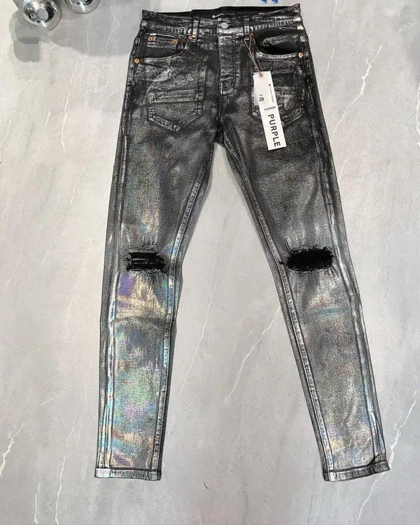 Unique Prestiges Purple Branded Jeans