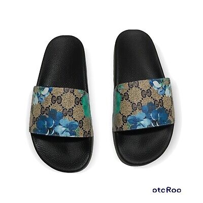Women's Floral Gucci Luxury Designer Platform Slides