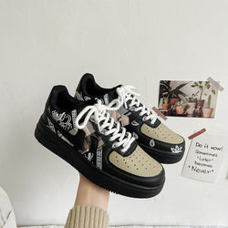 2022 New Cashew Flower Street Dance Men Women Sneakers Thick-Soled Couple Shoes - TimelessGear9