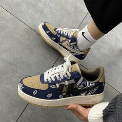 2022 New Cashew Flower Street Dance Men Women Sneakers Thick-Soled Couple Shoes - TimelessGear9
