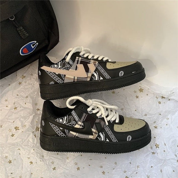 2022 New Cashew Flower Street Dance Men Women Sneakers Thick-Soled Couple Shoes - TimelessGear9