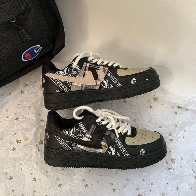 2022 New Cashew Flower Street Dance Men Women Sneakers Thick-Soled Couple Shoes - TimelessGear9