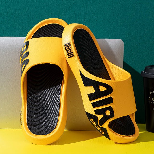 2022 Slippers Women Outside Summer Runway Sandals Thick Bottom Trend Slipper Beach Graffiti - TimelessGear9