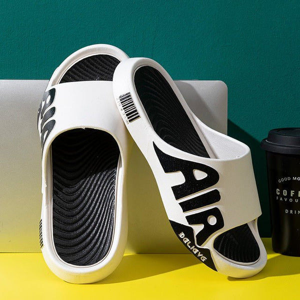 2022 Slippers Women Outside Summer Runway Sandals Thick Bottom Trend Slipper Beach Graffiti - TimelessGear9