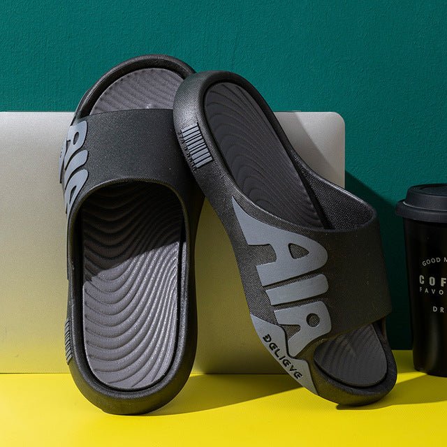 2022 Slippers Women Outside Summer Runway Sandals Thick Bottom Trend Slipper Beach Graffiti - TimelessGear9