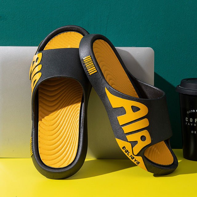 2022 Slippers Women Outside Summer Runway Sandals Thick Bottom Trend Slipper Beach Graffiti - TimelessGear9