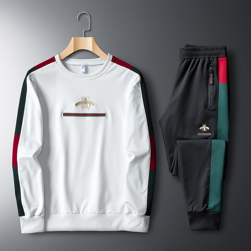2023 New Sportswear Tracksuit Men Elastic Waist Two Piece Set - TimelessGear9