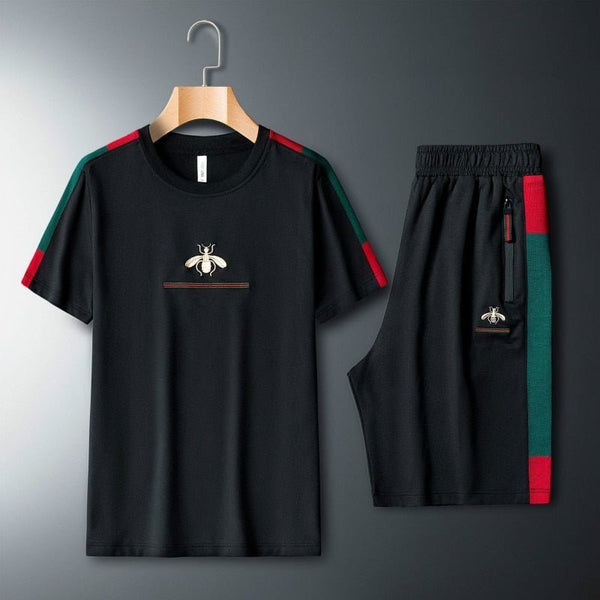 2023 New Sportswear Tracksuit Men Elastic Waist Two Piece Set - TimelessGear9