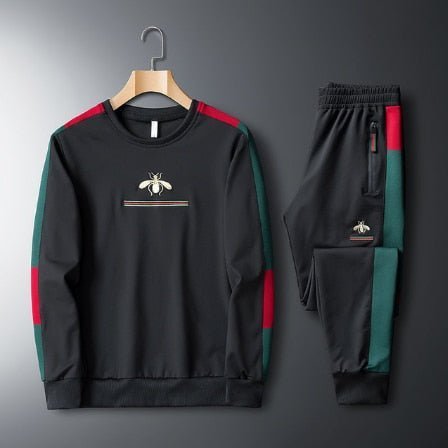 2023 New Sportswear Tracksuit Men Elastic Waist Two Piece Set - TimelessGear9