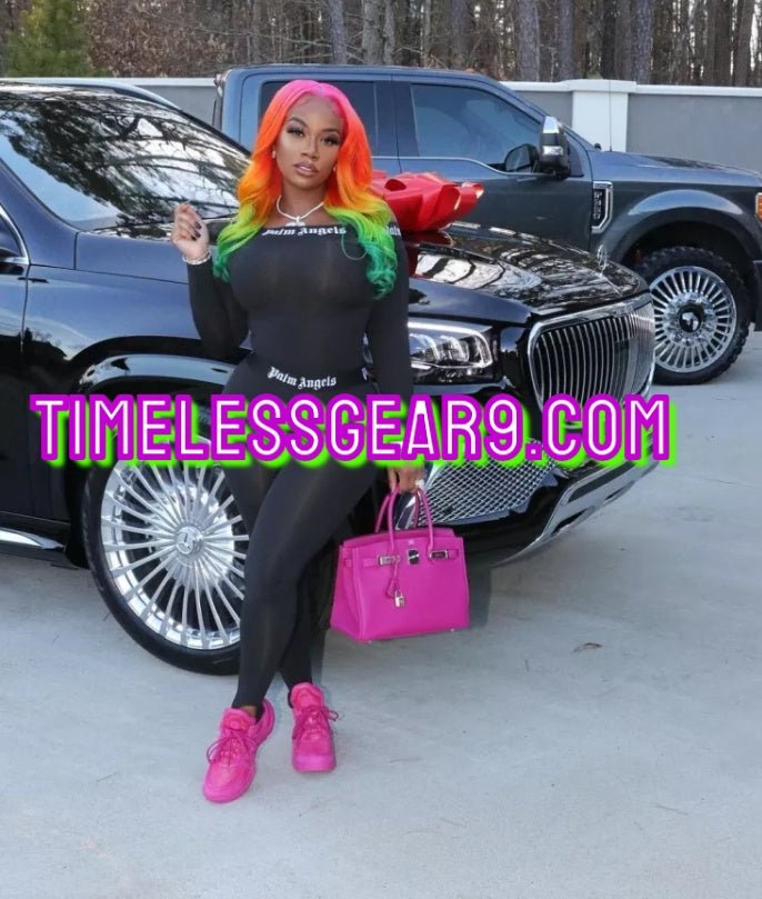 2024 Luxury Designer Palm Angels Female Tracksuit - TimelessGear9