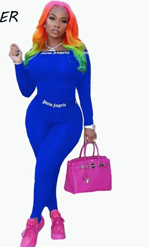 2024 Luxury Designer Palm Angels Female Tracksuit - TimelessGear9
