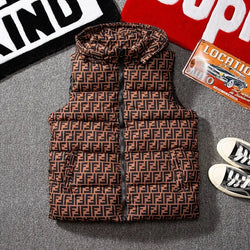 2024 Luxury Mens Fendi Thick Vest Jacket - TimelessGear9