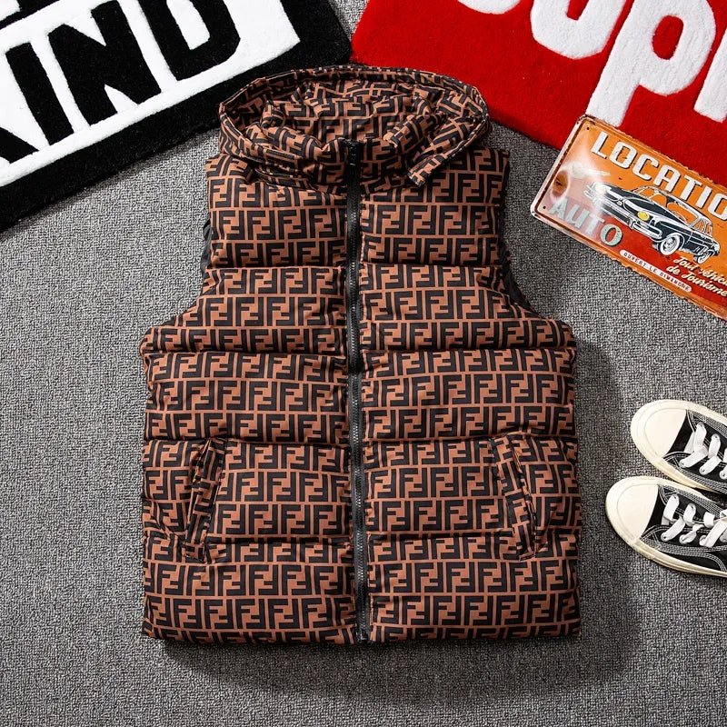 2024 Luxury Mens Fendi Thick Vest Jacket - TimelessGear9