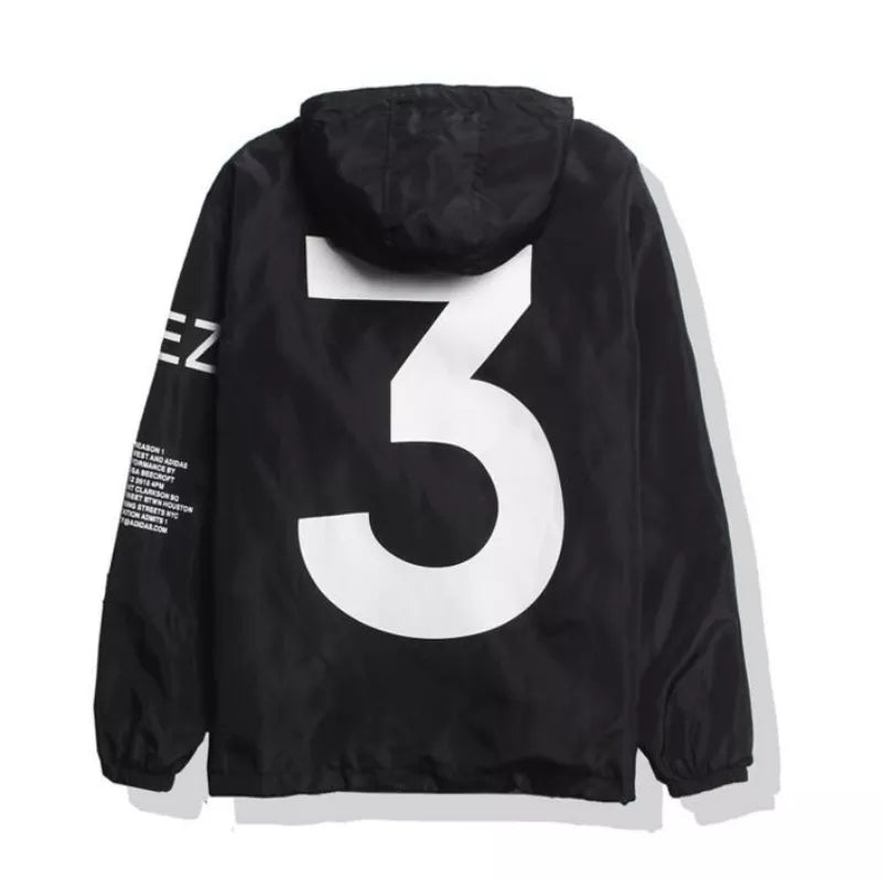 Yezzy Hot Y3 Gap Windbreaker Hip Hop Jacket - TimelessGear9