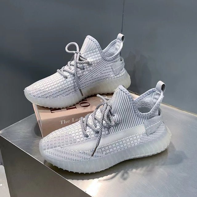 350 Bolt Sneakers Breathable Black White Sports Casual Light Walking Running Shoes - TimelessGear9