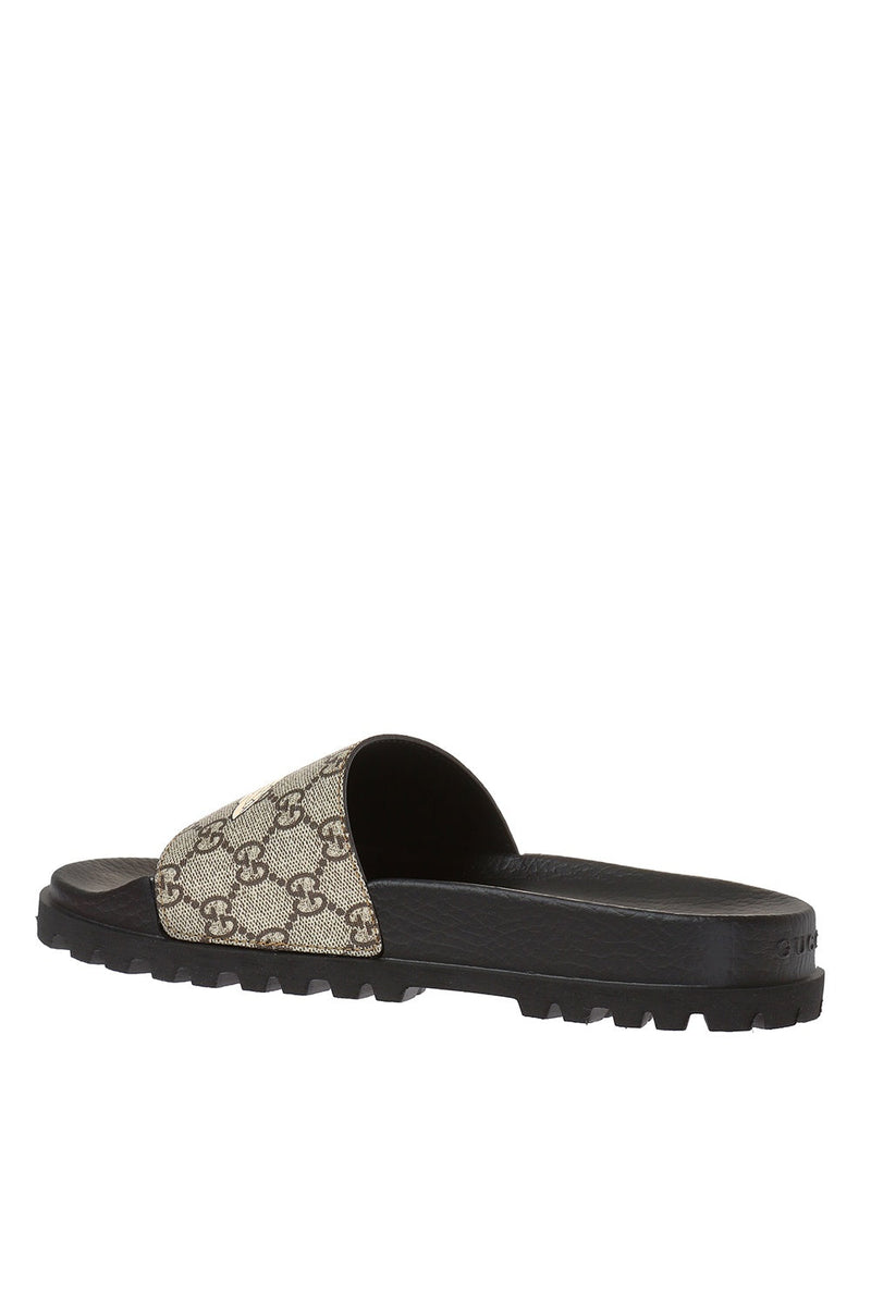 Luxury Designer Bee Logo Brand Gucci Slides