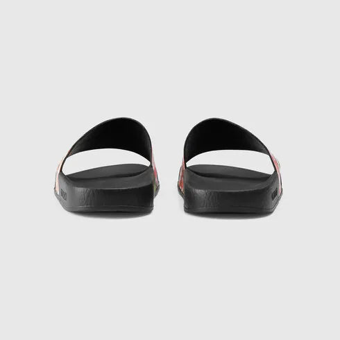 Women's Floral Gucci Luxury Designer Platform Slides