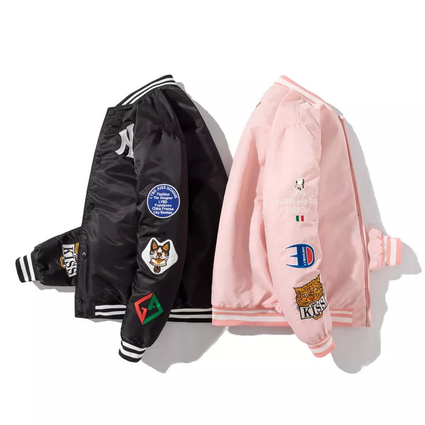 Unisex vintage sporty race car jacket