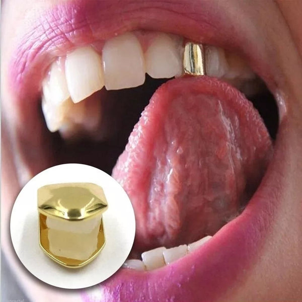 Hip Hop 14K Gold Grill Cap
