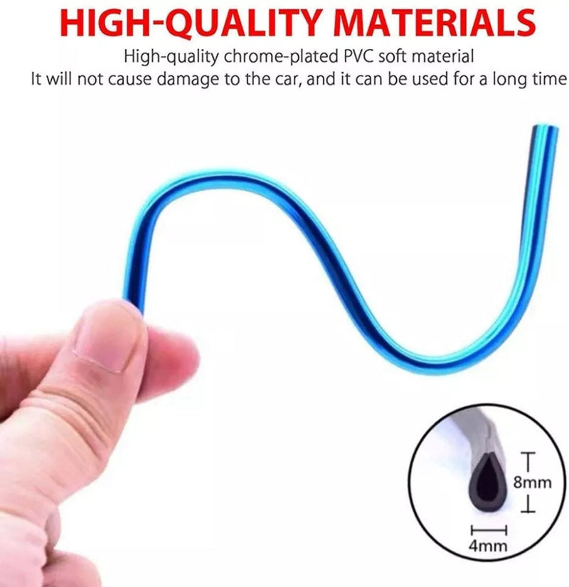 Pimp Your Ride 10 Pcs Car Vent Outlet Trim Strips U Shape Chrome Shiny Car Decorations - TimelessGear9