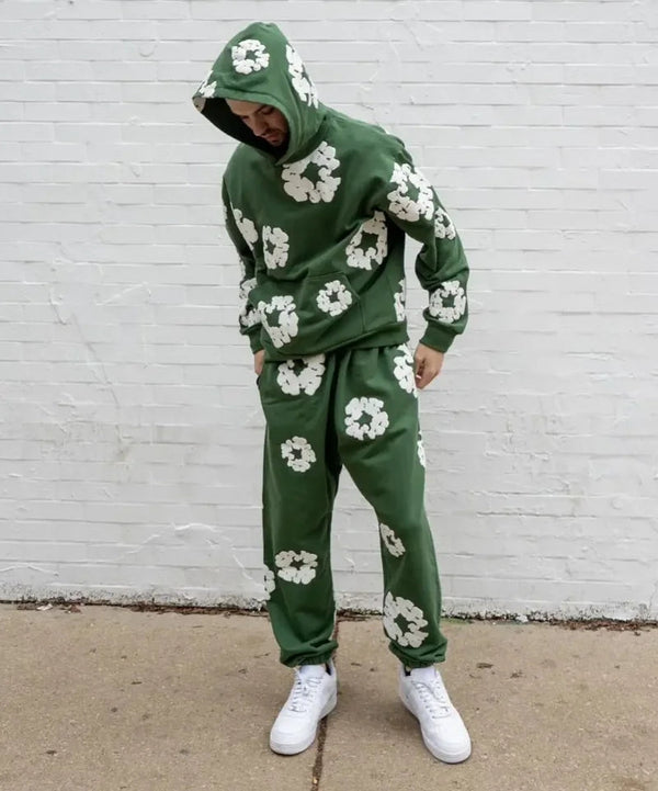 Unisex Dry Tears Print Fashion Thick Hoodie Unisex Sweat suit