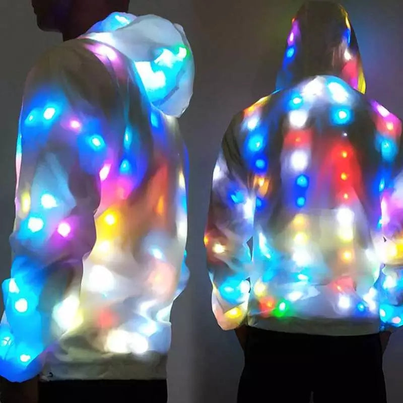 Hoilday LED Light Up Jacket Costume Christmas Party Cosplay - TimelessGear9