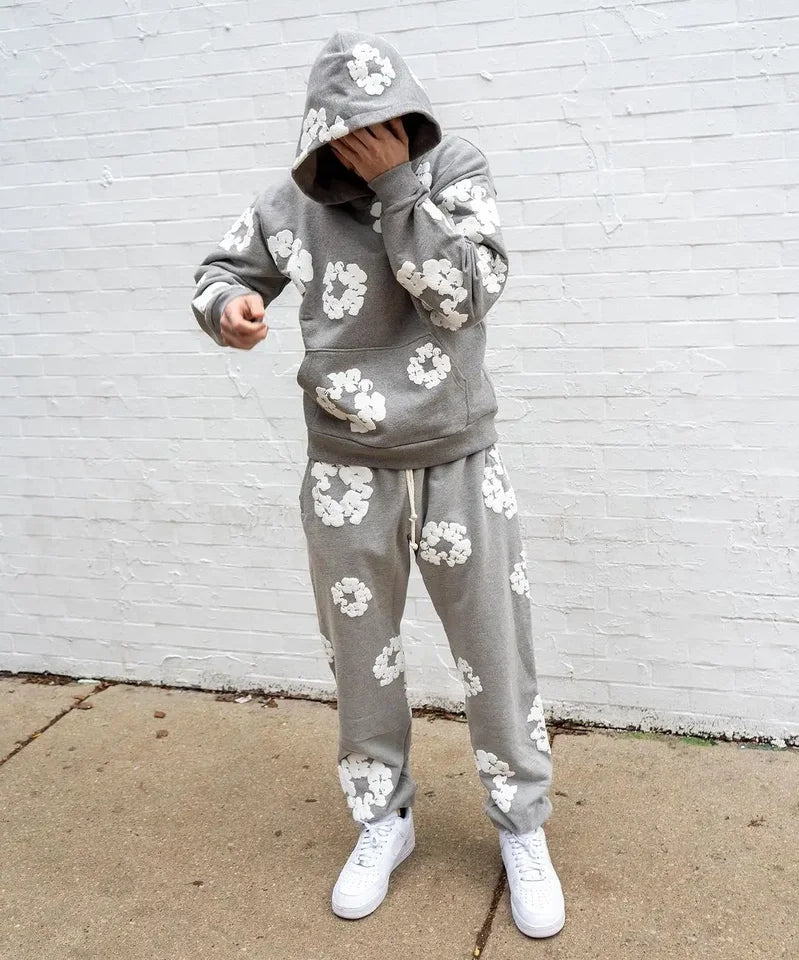 Unisex Dry Tears Print Fashion Thick Hoodie Unisex Sweat suit
