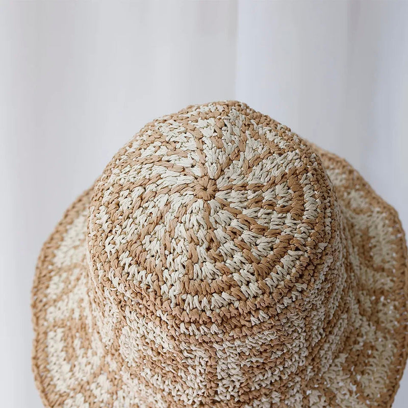 Handmade crochet hat summer
