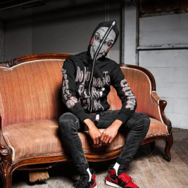 Y2K Billy The Saw Puppet Street Hoodie