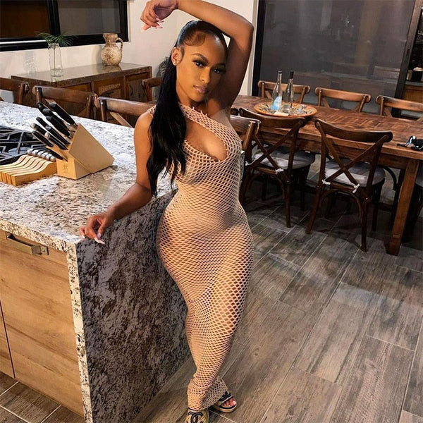 Sexy See Through Women New Fashion Sleeveless Backless Strap Female Clubwear Apparel - TimelessGear9