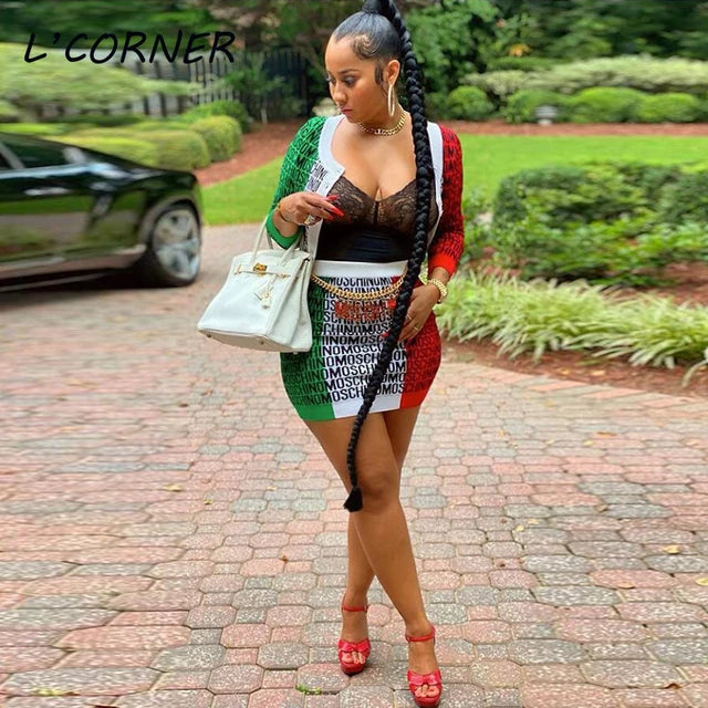 Sexy 2023 fall Moschino Womens 2 Piece Set - TimelessGear9