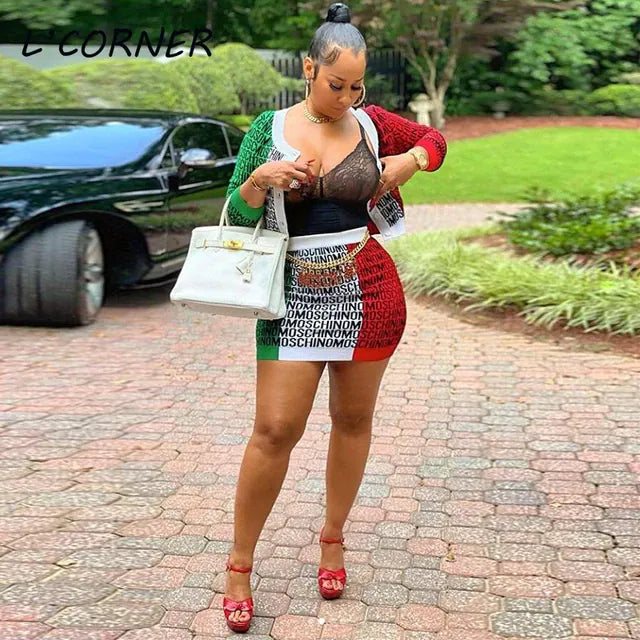 Sexy 2023 fall Moschino Womens 2 Piece Set - TimelessGear9