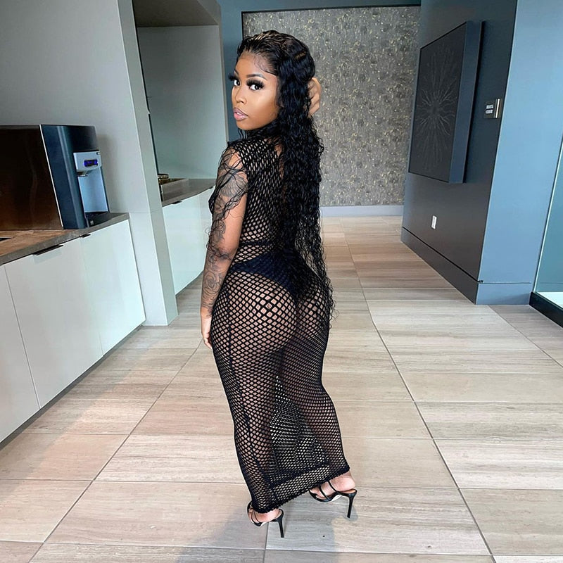 Sexy See Through Women New Fashion Sleeveless Backless Strap Female Clubwear Apparel - TimelessGear9