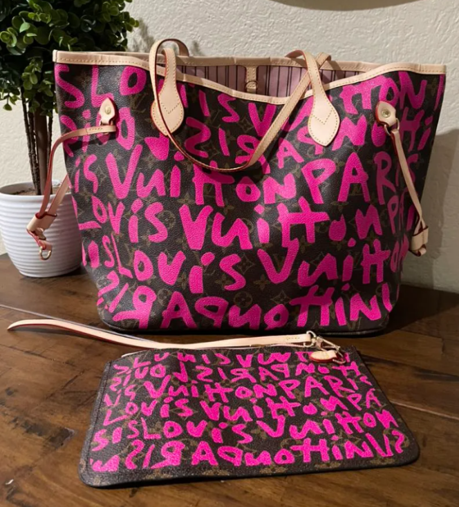 LV High Visibility Graffiti Handbags