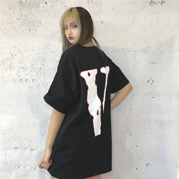 Summer VLONE Men T Shirt Sickle PortraitOriginal Brand Streetwear Women - TimelessGear9