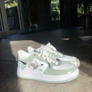 Sunkist Orange Bathing Ape Men Bapesta Air Retro