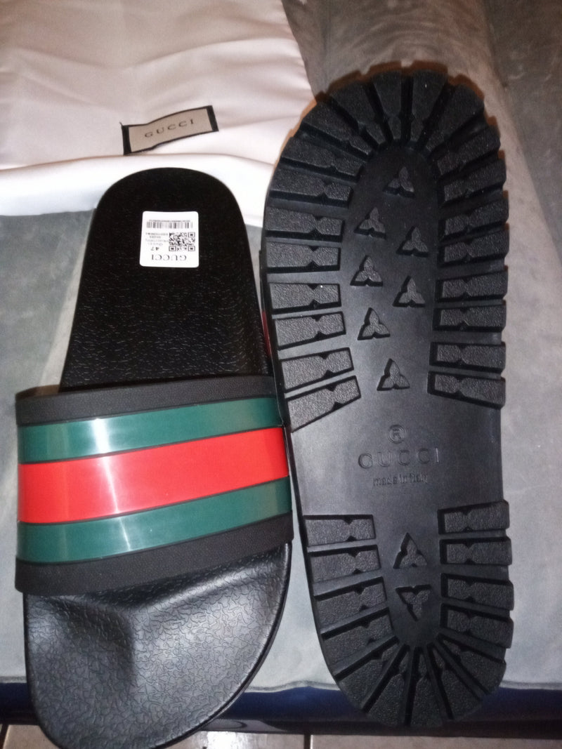 Gucci Men Designer Rubber Sandals
