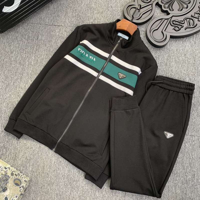 Mens Genuine Luxury Fashion Prada Sweat suit